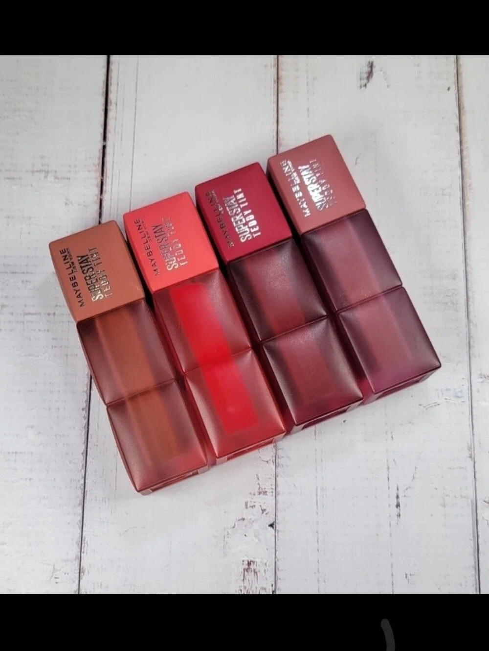 Maybelline Super Stay Teddy Tint Long Lasting Matte Lip Tint Bundle NEW!